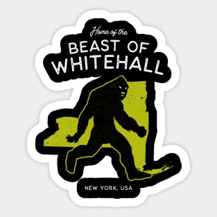 Home of the Beast of Whitehall - New York USA Cryptid Sticker